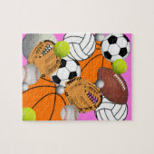 Sports Theren Jigzaag Puzzle Legpuzzel (Horizontaal)