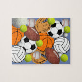 Sports Theren Jigzaag Puzzle Legpuzzel (Horizontaal)