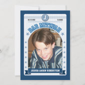 Sports Trading Card Bar Mitzvah Kaart (Voorkant)