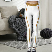 Sports Women Modern Cute Elegant Classic Stripes  Leggings