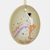 SPORTS Womens Gymnastiek Keramisch Ornament (Rechts)
