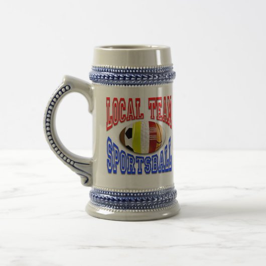 SPORTSBALL BEER STEIN BIERPUL (Links)