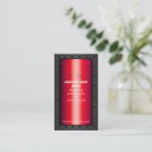 Sportscar op rood - sjabloon voor automatische ver visitekaartje (Staand voorkant)