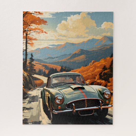 SPORTSCAR OPEN ROAD PUZZLE LEGPUZZEL (Verticaal)