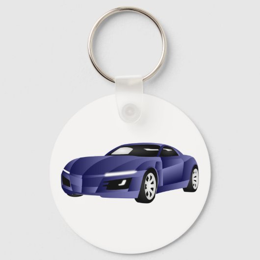 Sportscar Sleutelhanger (Voorkant)