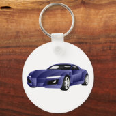 Sportscar Sleutelhanger (Voorkant)