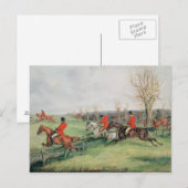 Sportscène, 19e eeuw briefkaart (Voorkant / Achterkant)