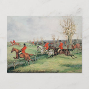 Sportscène, 19e eeuw briefkaart