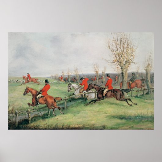 Sportscène, 19e eeuw poster (Voorkant)