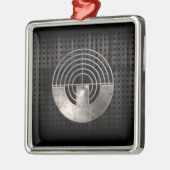 sportschieten; Koel Metalen Ornament (Links)