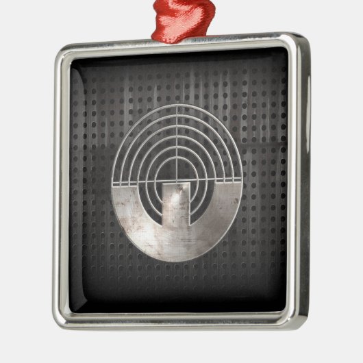 sportschieten; Koel Metalen Ornament (Links)