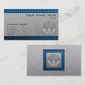 sportschieten; Metaalblik Visitekaartje (Voorkant / Achterkant)