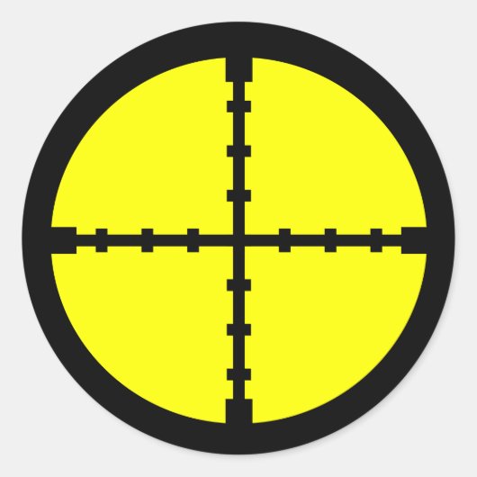 Sportschieten Praktijk Boogschieten Doel Ronde Sticker (Voorkant)