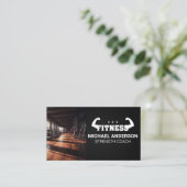 sportschool | Personal Trainer | Fitness Flexing L Visitekaartje (Staand voorkant)