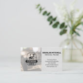 sportschool | Spin Bike Logo Visitekaartje (Staand voorkant)