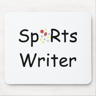 Sportschrijver Mousepad Muismat