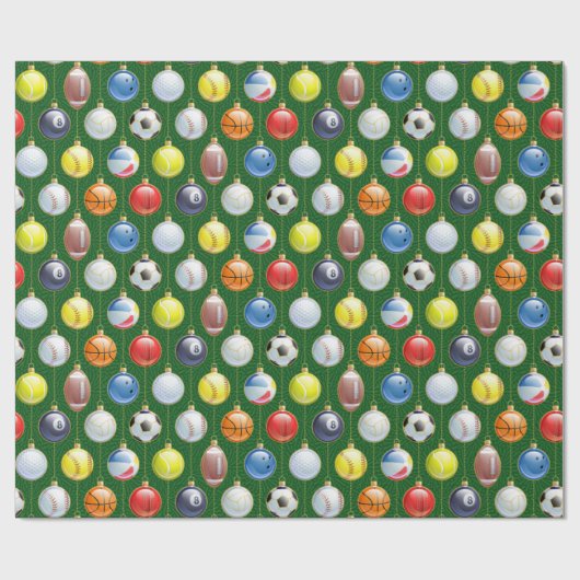 Sportsieraadjes Gift Wrap Cadeaupapier (Vlak)