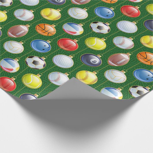 Sportsieraadjes Gift Wrap Cadeaupapier (Hoek)