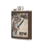 Sportsman Squirrel  Flask Heupfles (Links)