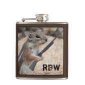 Sportsman Squirrel  Flask Heupfles (Voorkant)