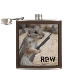 Sportsman Squirrel  Flask Heupfles