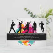 Sportsman Uitnodiging (Staand voorkant)