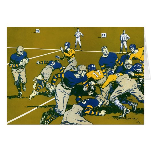  Sportspel Football, Gold versus Blue Teams (Voorkant Horizontaal)