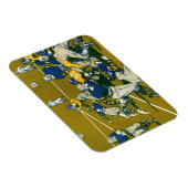  Sportspel Football, Gold versus Blue Teams Magneet (Rechterzijde)