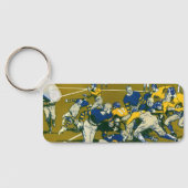  Sportspel Football, Gold versus Blue Teams Sleutelhanger (Achterkant)