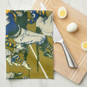  Sportspel Football, Gold versus Blue Teams Theedoek (Quarter Fold)