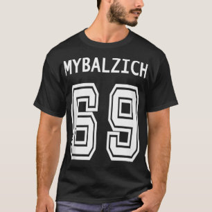 Sportspeler Mybalzich 69 Grappige Volwassene T-shirt