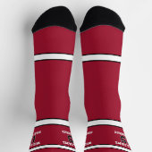 Sportspeler Rood en Wit Sokken (Top)