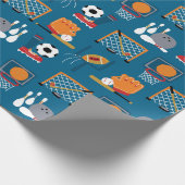 Sportspellen Cadeaupapier (Hoek)