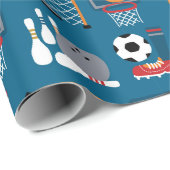 Sportspellen Cadeaupapier (Rol Hoek)