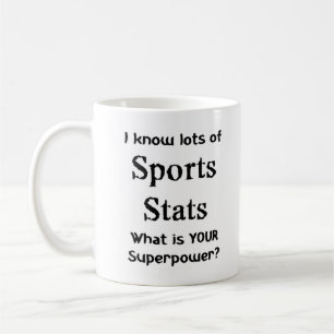 sportstatistieken koffiemok