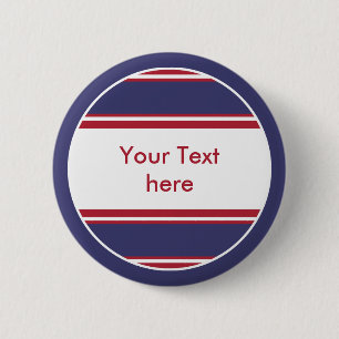 Sportstripes Button VS/ENGLAND + jouw tekst