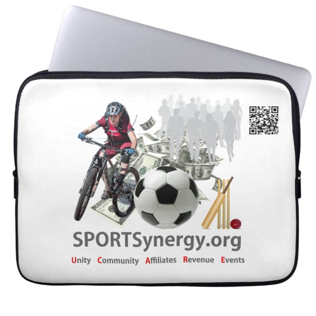 SPORTSynergy - laptophoes van 13 inch Laptop Sleeve (Voorkant)