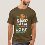 SportT-shirt met kalm- en liefdesarchitectuur T-shirt<br><div class="desc">Koel en geweldige T-shirt voor hen die van een boogmachine houden en pijlen schieten.</div>