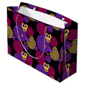 Sporttas met vakjes groot cadeauzakje (Achterkant Gekanteld)