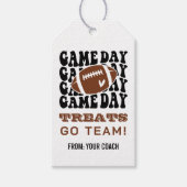 Sportteam Football Spel Dag Behandel Labels Cadeaulabel (Voorkant)