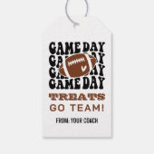 Sportteam Football Spel Dag Behandel Labels Cadeaulabel (Achterkant)