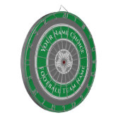 Sportteam gepersonaliseerd in Green Dart Board Dartbord (Voorkant Links)