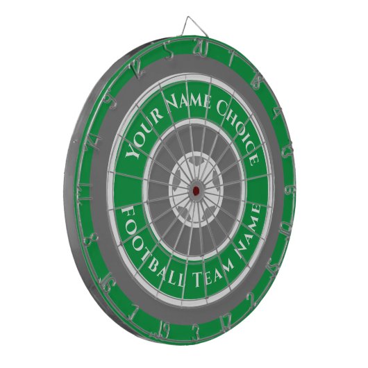 Sportteam gepersonaliseerd in Green Dart Board Dartbord (Voorkant Links)