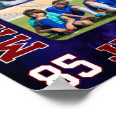 Sportteam Hoogstejaars Dag Foto Collage Poster (Hoek)
