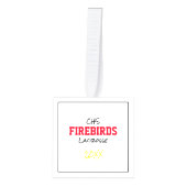 Sportteam Naam Jaar Schoolkleuren Foto's Decoratie (Voorkant)