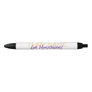 Sportteam NAAM Moderne School Spirit Fans Zwarte Inkt Pen