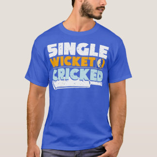 Sportteam van Single Wicket Cricket Player Sport T-shirt