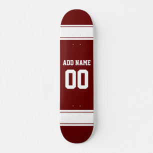 Sportteam Voetbalshirt Aangepaste Naam Nummer Persoonlijk Skateboard