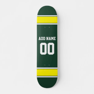 Sportteam Voetbalshirt Aangepaste Naam Nummer Persoonlijk Skateboard