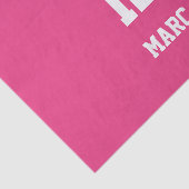 Sportteam voor aangepaste certificering roze tissuepapier (Detail)